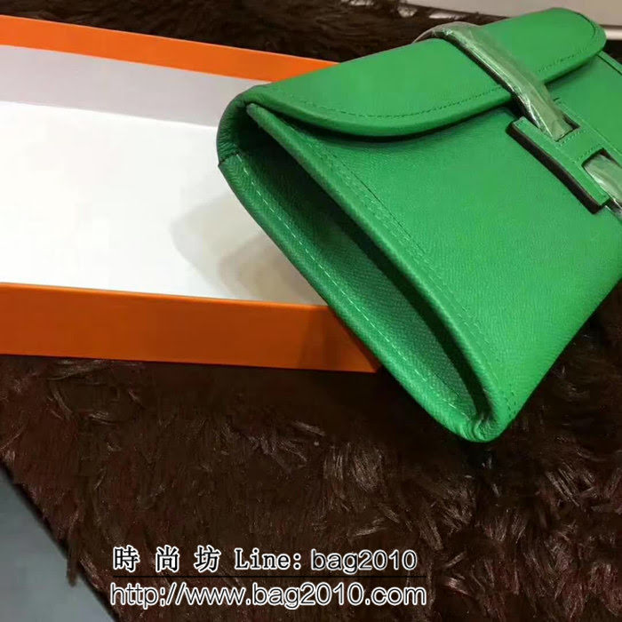 HERMES愛馬仕 四季百搭實用款 原版Epsom皮 Jige 女士手抓包 JD1122